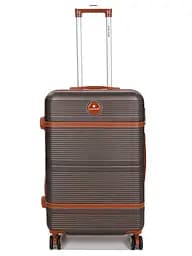 Валіза середня M ABS-пластик Worldline Airtex 629 67×45×27см 74л Коричнева - мініатюра 2