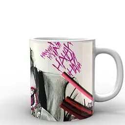 Кухоль GeekLand Джокер Joker олівці JK.02.008 330 мл білий