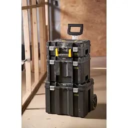 Ящик для інструмента модульний Stanley FatMax Pro-stack 3 секції на колесах (FMST75753-9) - мініатюра 3