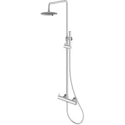 Душова система Kohlman Axel chrome з термостатом QW273A, Хром