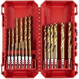 Набор сверл по металлу RedHEX Shockwave HSS-TiN 2-10мм кейс 19шт Milwaukee hoz0013295