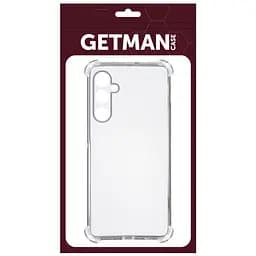 TPU чохол GETMAN Ease logo посилені кути Full Camera для Samsung Galaxy A56 5G / A36 5G Безбарвний (прозорий) - мініатюра 3