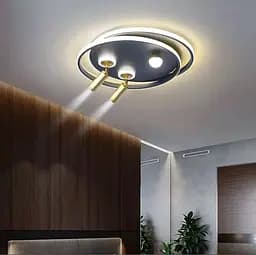 Стельовий світильник із золотистими спотами | Арт. G 568/2+LED | Line F