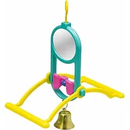 Игрушка для птиц TatraPet Dodo качели с зеркалом 12х5.5х16.5 см