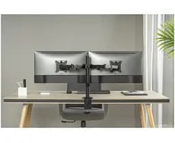Кронштейн настольный для двух мониторов 17-32 дюйма OfficePro OPMA-102 Black - мініатюра 15