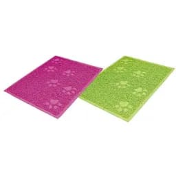 Коврик под туалет для кошек 40 x 30 см Croci зеленый/розовый