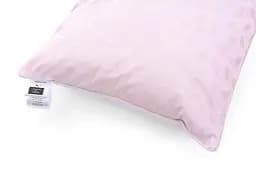 Подушка пухова MirSon Karmen №1808 Bio-Pink пружна пух 90% 50х70 см біло-рожева (2200003011999) - мініатюра 4