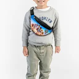 Сумка-бананка детская щенячий патруль"RAW PATROL" 32х15см,через плечо для мальчика (00282)