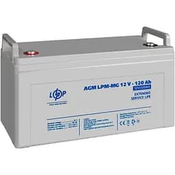 Джерело безперебійного живлення [ДБЖ] LogicPower B1500 + 2 x LPM-MG батарея 12V - 120Ah [19806] [110350] - мініатюра 7