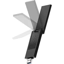 Адаптер WiFi Cudy WU5400, AX5400 Tri-Band Wi-Fi 6/6E USB 3.0 Adapter, 802.11ax/ac/a/b/g/n, 2402Mbp (WU5400) - мініатюра 2