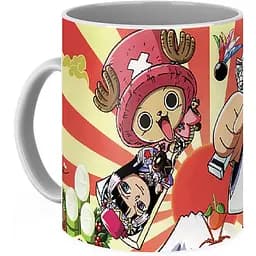 Кружка GeekLand Большой куш One Piece на фоне солнца OP.02.012.812 330 мл белая