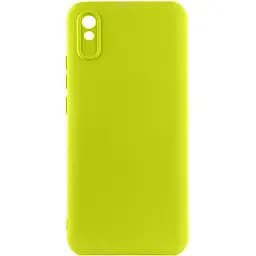 Чехол Lakshmi Silicone Cover Full Camera (A) для Xiaomi Redmi 9A Желтый / Flash
