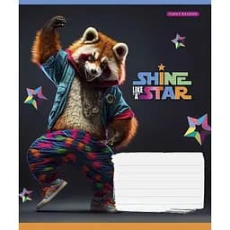 Зошит учнівський "Dance star" 018-3276L-3 в лінію, 18 аркушів