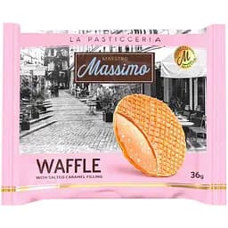 Вафли Maestro Massimo Stroopwafels с карамелью 36 г