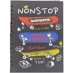 Зошит на спіралі 1813-17 Різнокольоровий (2000990673633)(SC)