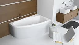 Ванна акрилова Radaway Rineia 150x95 права + ніжки + сифон R135L (WA1-31-150X095P) - мініатюра 2