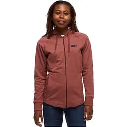 Кофта Black Diamond W Mountain Transparency Full Zip Hoody Cherrywood L (1033-BD 7300952009LRG1)
