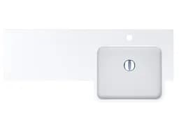 Умивальник Miraggio Fontana R mirasoft 0001600, Білий матовий - мініатюра 3