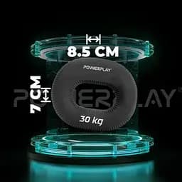 Еспандер кістьовий PowerPlay силіконовий PP-4336 Hand Grip Hard 30 кг Чорний (PP_4336_Black_30kg) - мініатюра 5