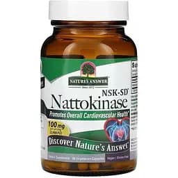 Наттокіназа Nature's Answer Nattokinase 100 мг 60 капсул