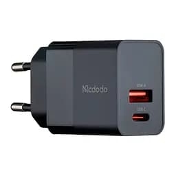 Сетевое зарядное устройство для McDodo Hydrogen Series 20W PD + QC Charger ( EU plug ) CH-1951 Черный