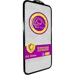Захисне скло DK для Apple iPhone 15 Pro Ultra Strong V Strength ESD Full Glue black
