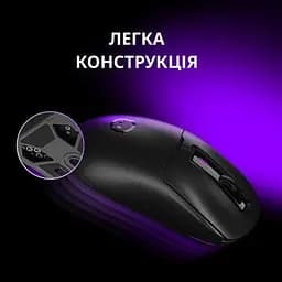 Комп'ютерна мишка Lorgar MSA10W Wireless Gaming Black (LRG-MSA10W-BK) - мініатюра 4