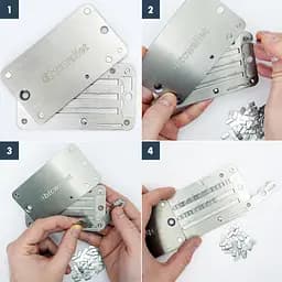Мнемонічний планшет Btcwallet FoldTab B1 для зберігання сід-фрази - мініатюра 2