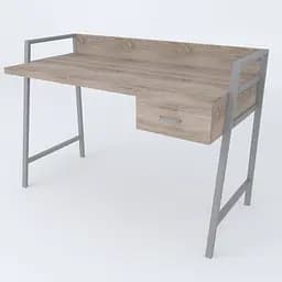 Письмовий стіл Ferrum-decor 750x1000x600 Сірий метал ДСП Дуб Сонома Трюфель 32 мм (FRD-103433) - мініатюра 2