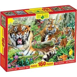 Пазл Київська фабрика іграшок Тигры 160 элементов