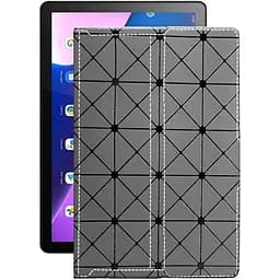 Чехол StatusCASE из экокожи для планшета Lenovo Tab M10 (3rd gen) Серый ромб