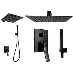 Душова система Rea Sonic black чорний REA-P0369, Чорний матовий