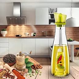 Диспенсер дозатор для олії оцту соусу скляна пляшка 500 мл, Kitchen Master 85310 - мініатюра 3
