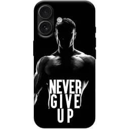 Чохол Demsky Never give up для Apple iPhone 17 (6.3)