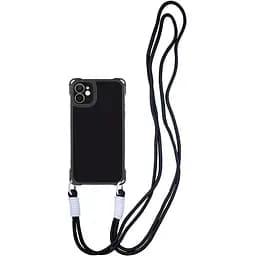 Чохол Epik TPU CrossBody with straps для Apple iPhone 12 6.1 Black