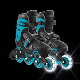 Роликові ковзани Globber Go Scates Lights р.34-37 до 60 кг 5+ років Аква (785-100) - мініатюра 2