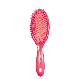 Розчіска для волосся масажна пластикова овальна Salon Professional Червона