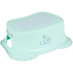 Ступени детские антискользкие в ванну Tega Baby Bunny light green