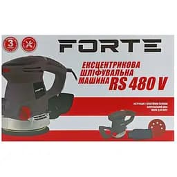 Шліфмашина ексцентрикова Forte RS 480 V 480 Вт (44593) - мініатюра 6