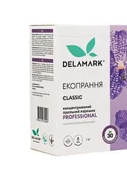 Концентрований безфосфатний пральний порошок Delamark Professional 1 кг (4820152330093)