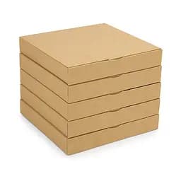 Набор из 5 коробок крафт для 16 конфет, орешков, макаронс, зефира и тарталеток с ячейками 185×185×35 мм подарочная упаковка, Vals Крафт 87907