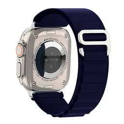 Ремінець для Apple Watch 49/46/45/44/42 (Series 1-3), синій, Alpine Loop Alpina Band, тканинний поліестеровий ремінець для смарт-годин, дихаючий, для активного відпочинку та спорту, ArmorStandart (ARM74200) - мініатюра 5