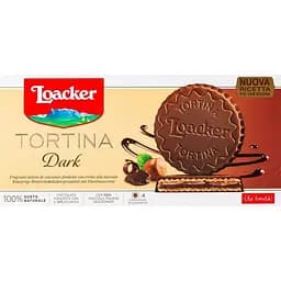 Вафли Loacker Tortina Dark 126 г