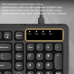 Клавиатура игровая проводная Ajazz AF-B-98 USB Black - мініатюра 7