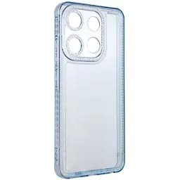 Чохол Epik TPU Starfall Clear для Tecno Pop 7 Блакитний