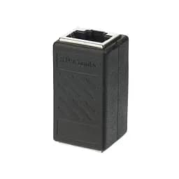 Адаптер з'єднувач RJ45 to RJ45 чорний - мініатюра 2