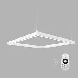 Димуємий світлодіодний світильник X-LED 80Вт квадрат білий (440x440x43)