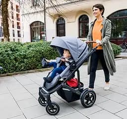 Прогулянкова коляска Britax-Romer Smile III Fossil Grey, темно-сіра (2000036114) - мініатюра 11