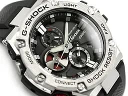 Наручний чоловічий годинник Casio G-Shock GST-B100-1AER Японія з полімерним ремінцем (модуль 5513)