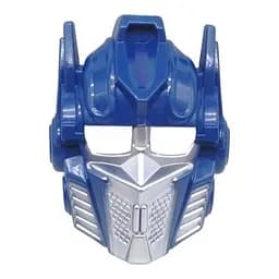 Маска пластикова Трансформер Оптімус Прайм 23 см, на резинці, в пакеті Синій